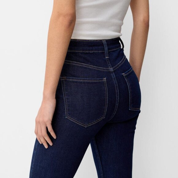 BERSHKA - TEEN - SUPER HIGH WAIST SKINNY JEANS - SIZE 2 - NWT - Picture 3 of 3